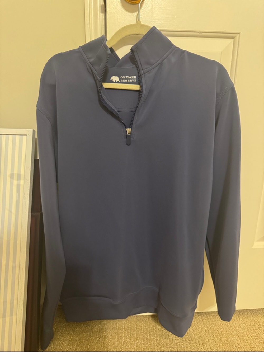 Onward Reserve Men's Navy Quarter-Zip Pullover